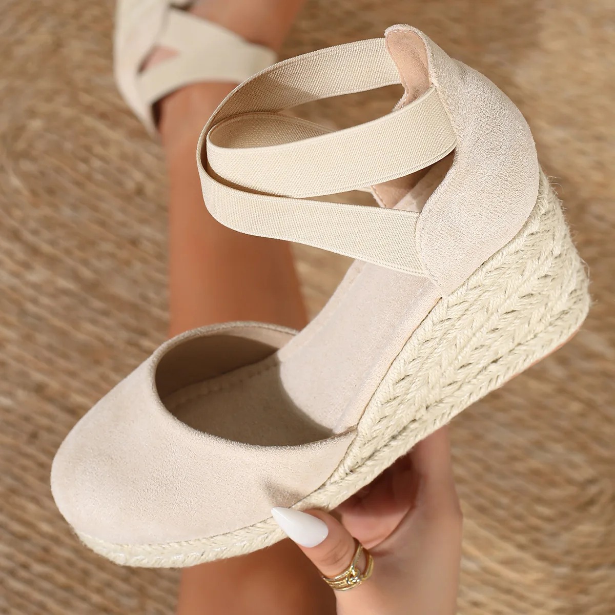 Cover Toe Women's Espadrille W - Beach Towel Large recension och pris