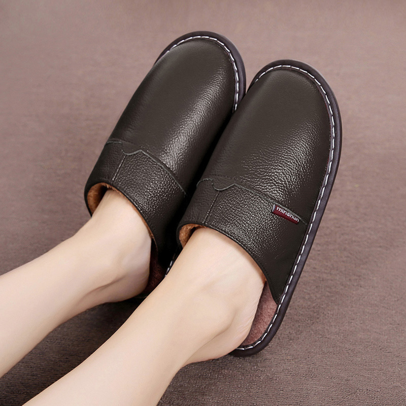Brand Home Leather Slippers Me - Flip Flop Leather Men recension och pris