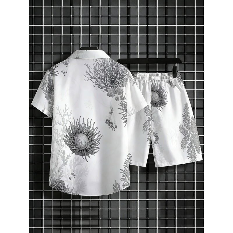 Men's Floral Hawaiian Shirt &  - Resort Shirt Floral recension och pris
