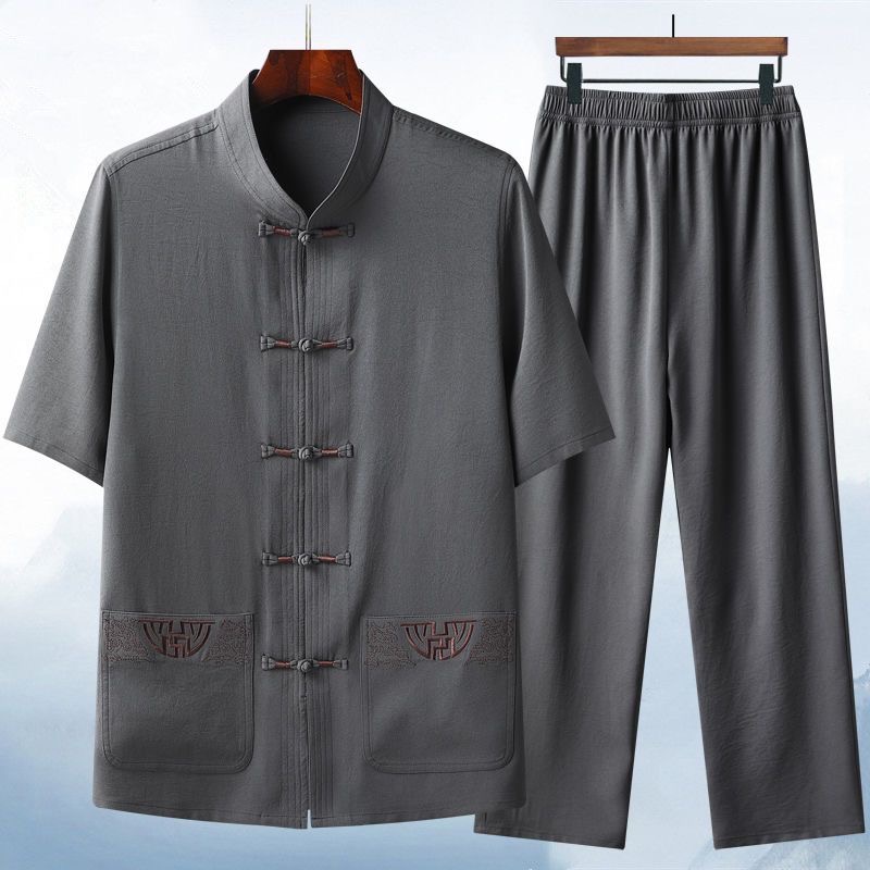 2024 Summer New Fashion Solid  - Short Linen Drawstring recension och pris