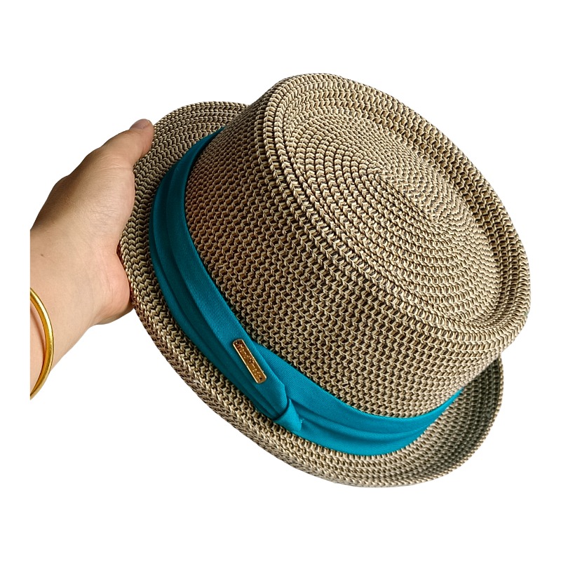Men's Pork Pie Hat Tri-fold we - Bucket Hat Straw recension och pris