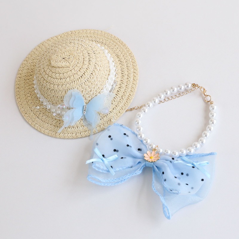 Cute Summer Pet Straw Bucket H - Bucket Hat Straw recension och pris