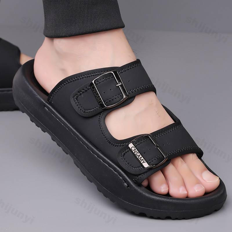 Men's Slippers 2025 Summer Bre - Flip Flop Leather Men recension och pris