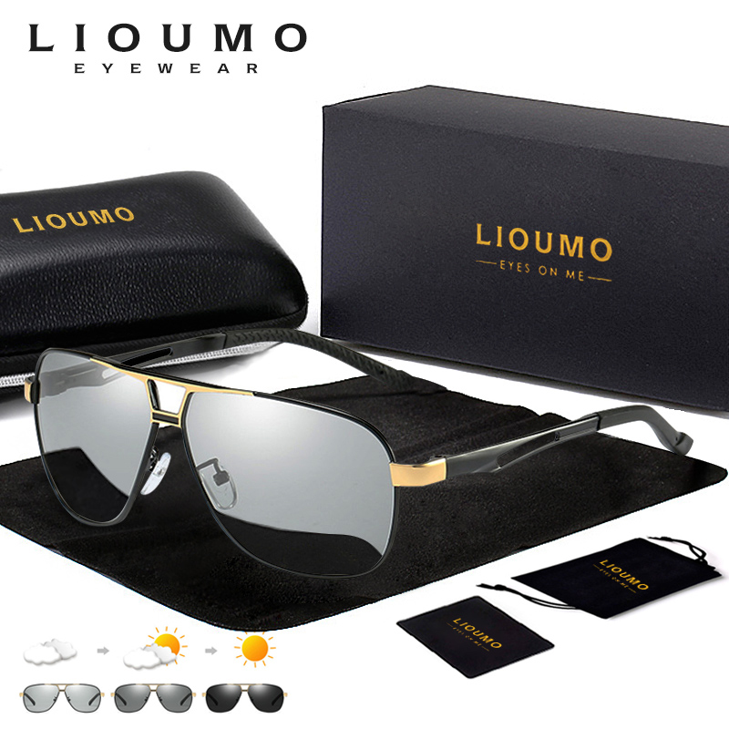 LIOUMO Aviation Sunglasses Men - Sunglasses Aviator Polarized recension och pris