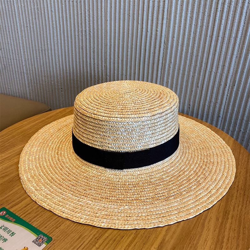 Boater Straw Hat French elegan - Bucket Hat Straw recension och pris