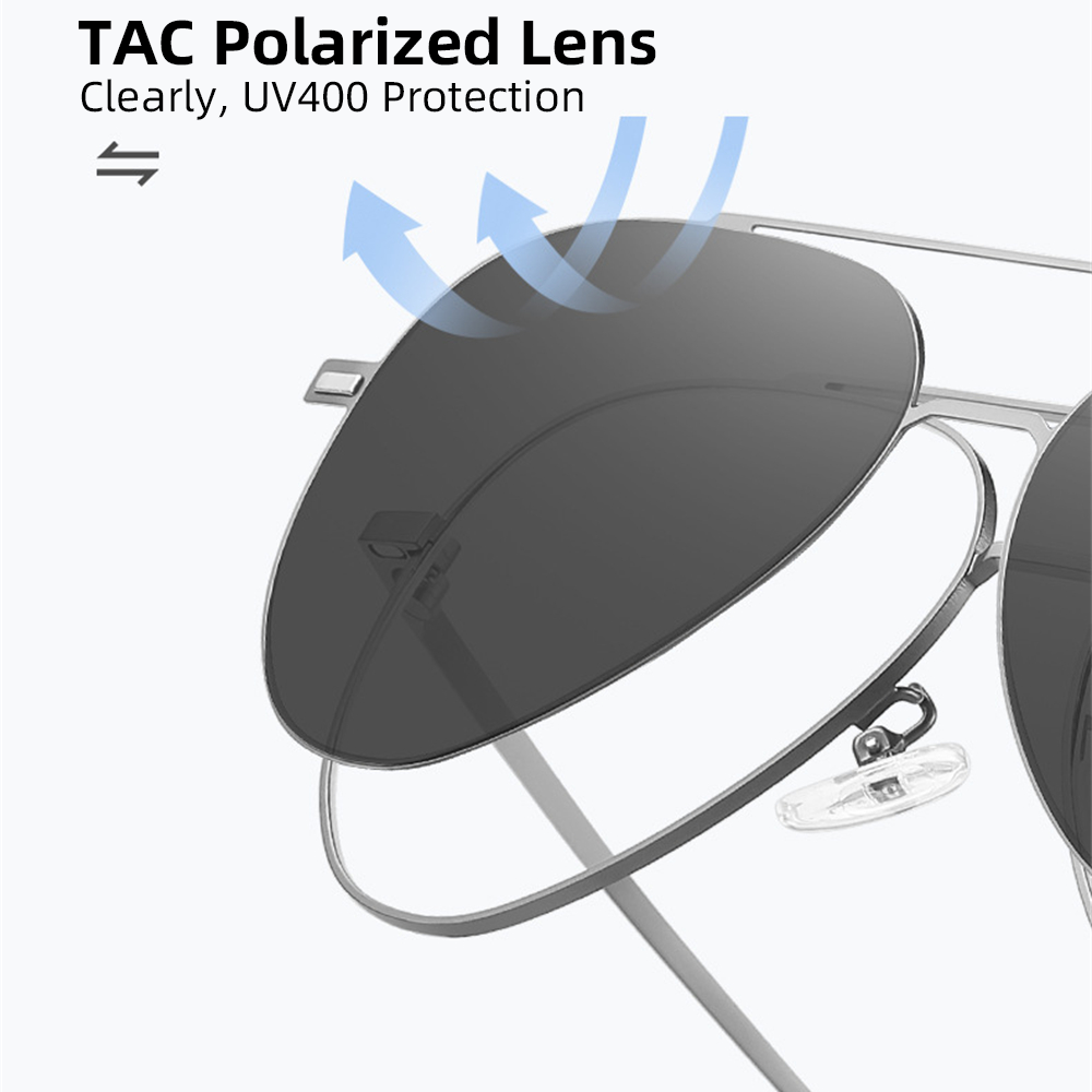 VIVIBEE Aviation Magnetic Pola - Sunglasses Aviator Polarized recension och pris