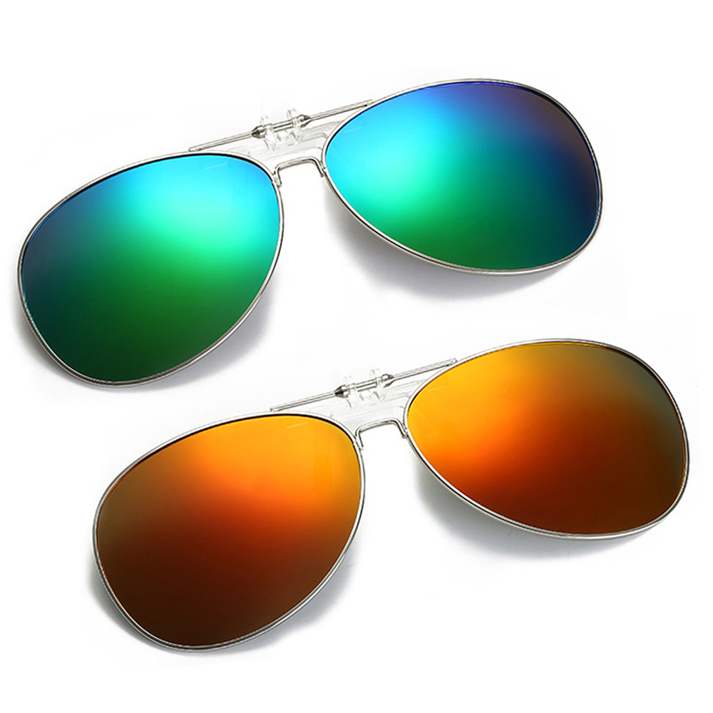 Oversized Pilot Clip on Sungla - Sunglasses Aviator Polarized recension och pris