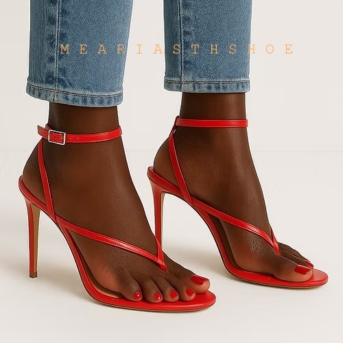 Beige Black Cross Straps Flip- - Casual Sandal Leather recension och pris