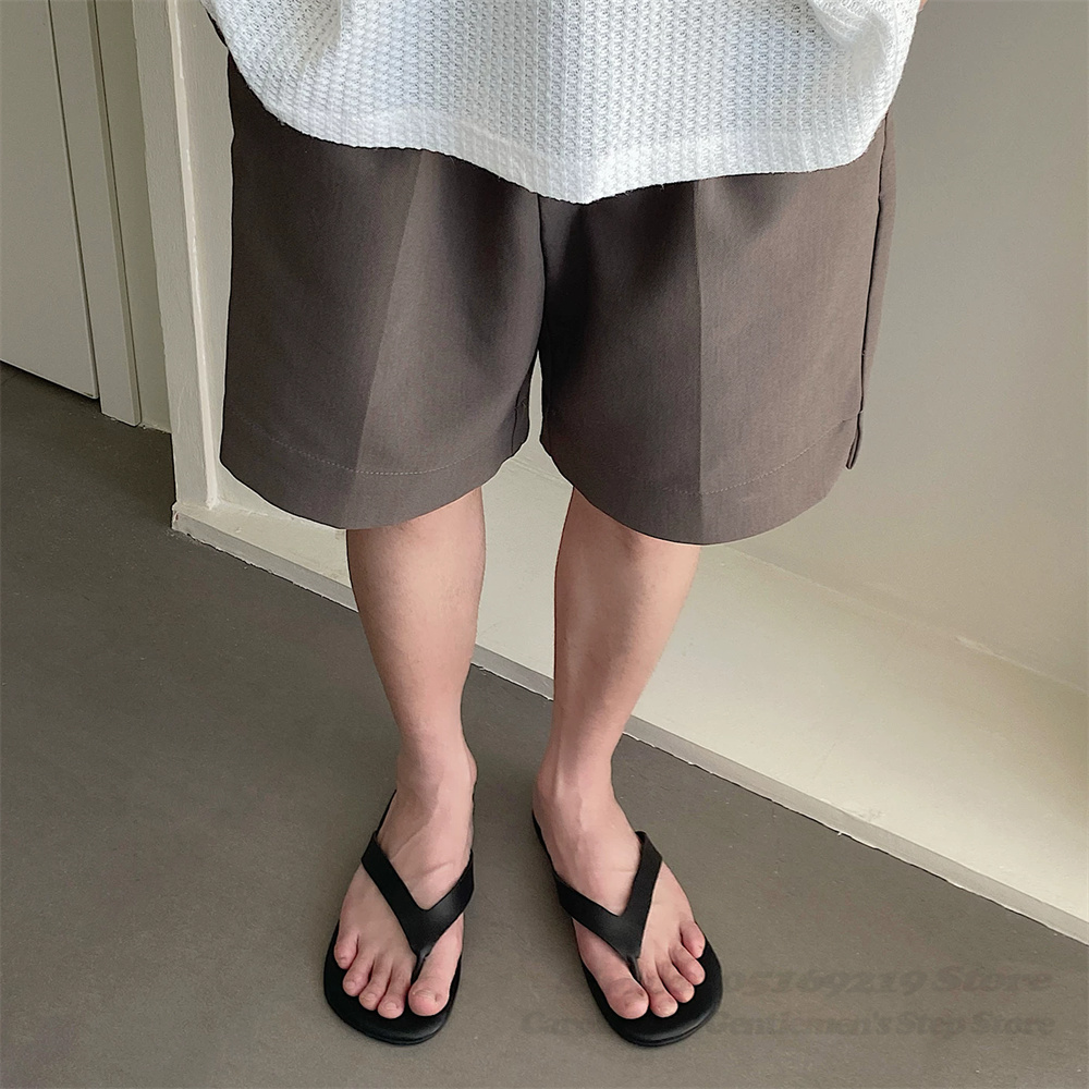 Vintage Style Cow Suede Clip O - Flip Flop Leather Men recension och pris