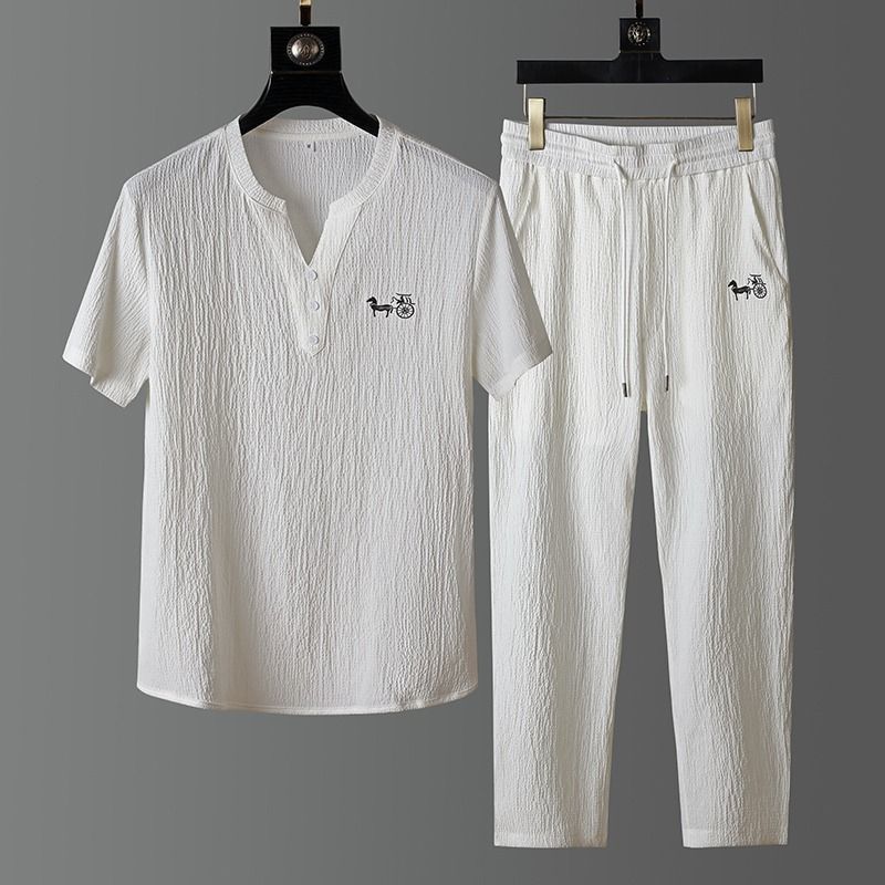 New Summer Fashion Trendy Line - Short Linen Drawstring recension och pris