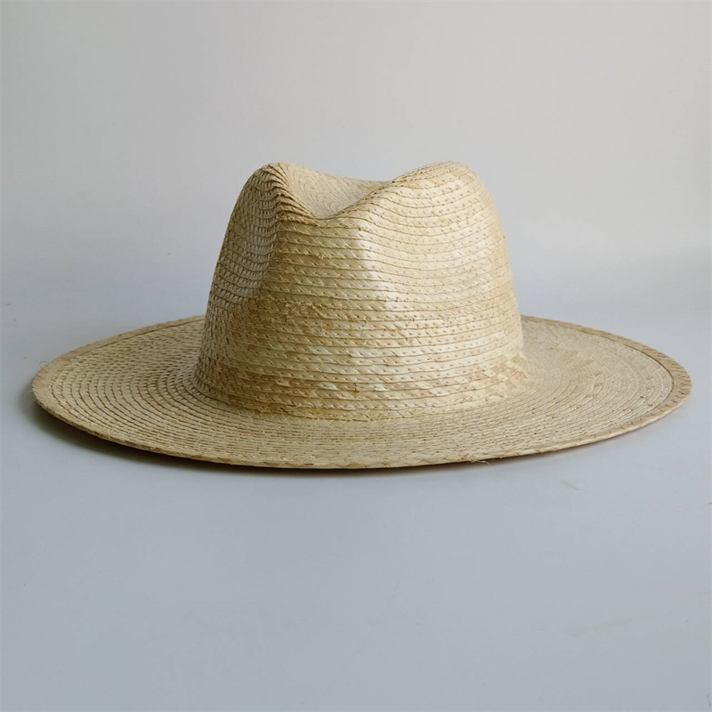 Classic natural palm leaf stra - Bucket Hat Straw recension och pris